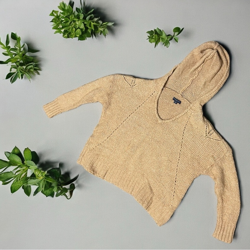 Tan AE Hooded Sweater